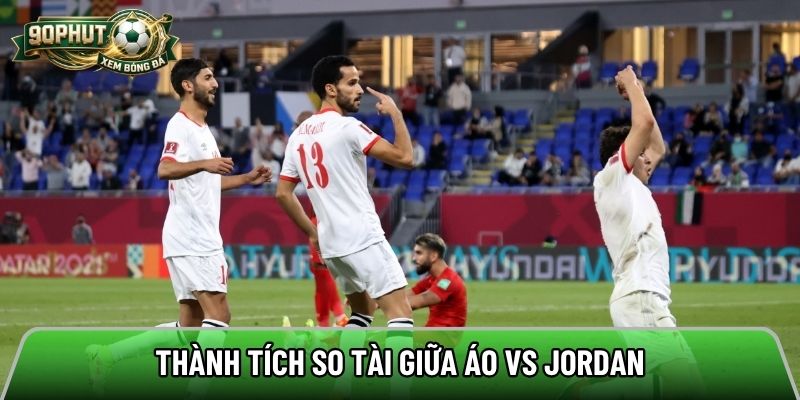 Thành tích so tài giữa Áo vs Jordan